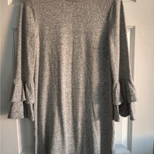 White House Black Market Heather Gray Sweater